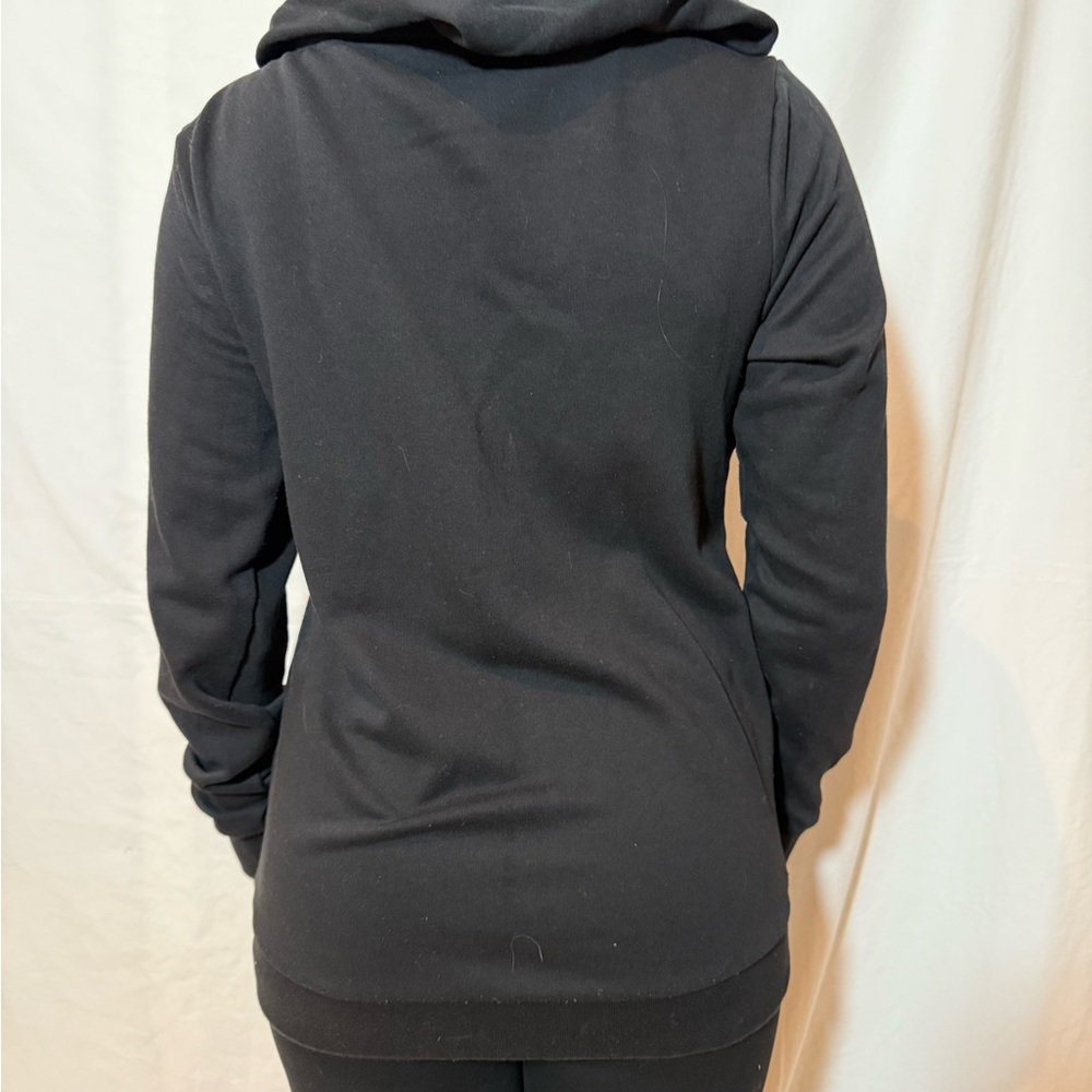 PINK Victoria's Secret Black Zip-Up Hoodie Size XS - Picture 12 of 12